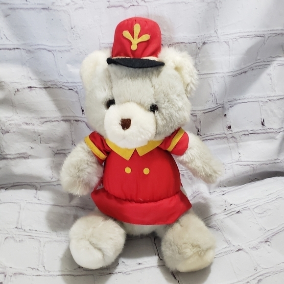 Applause Vintage Toy Soldier Teddy Bear 12-inch Stuffed Animal Toy Year 1987 - Picture 2 of 9